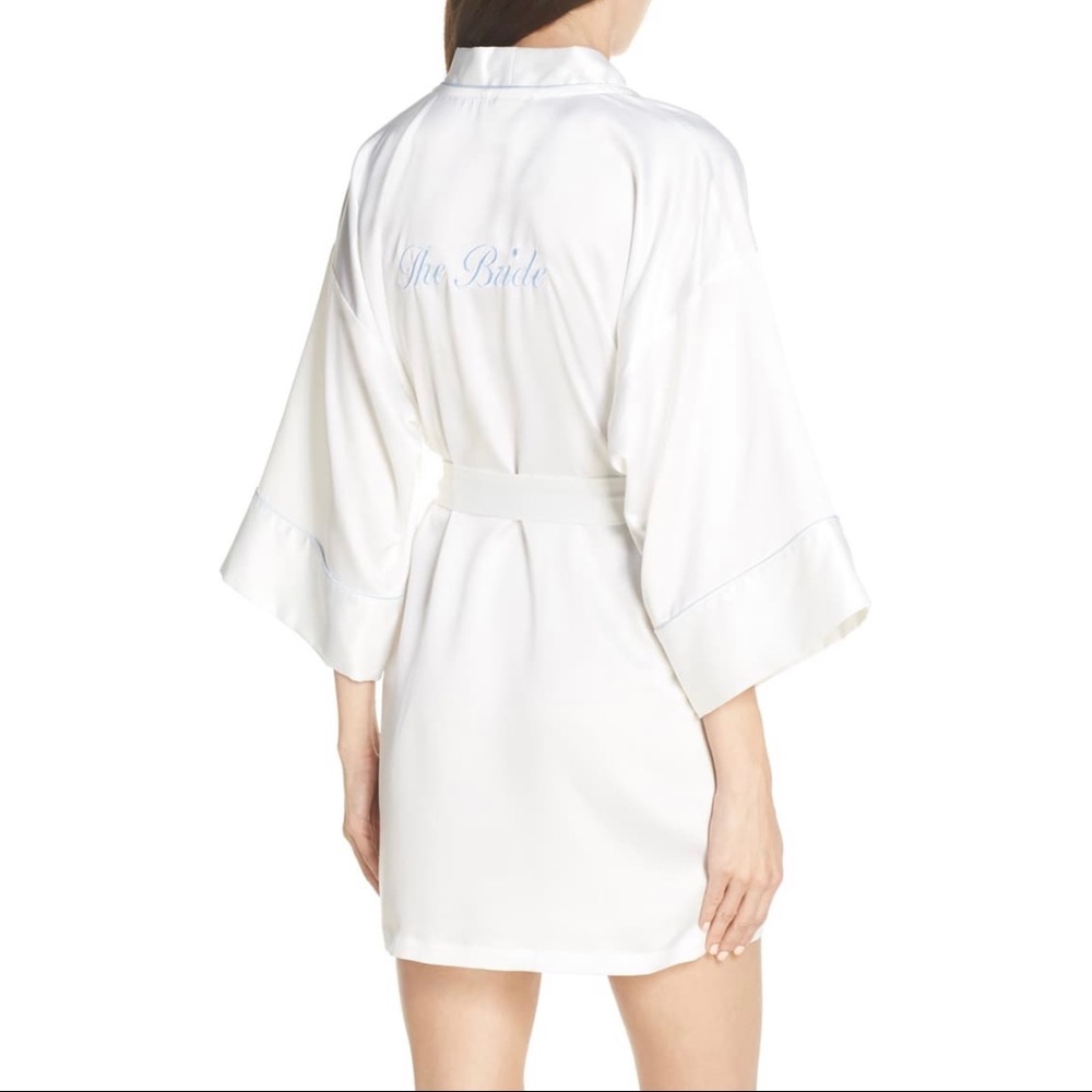 In Bloom by Jonquil ‘The Bride’ Satin Wrap Robe